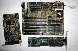 FIC 486-GIO-VT2 AM486DX2 80 Wysoki ekran Cirrus Logic 5428 2MB Aztech i38-MMSN822 - Zdjęcie 1 z 18