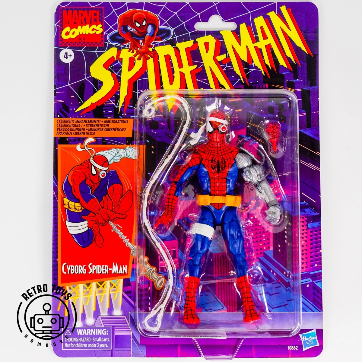 Spider-Man Marvel Actionfigur Mit Mystery Web Gear – 15 Cm Bewegliche Figur Mit Zubehör