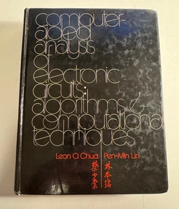 Computer Aided Analysis of Electronic Circuits Leon O Chua Pen-Min Lin 1975 VG - Imagen 1 de 8