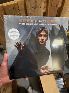 Johnny Marr - Spirit Power: Best of Johnny Marr (Blue Vinyl) New Scuffed Corner - Bild 1 von 6