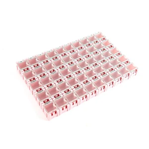 50 Pcs/Set SMD SMT Electronic Component Container Mini Storage Boxes kitDFA.AS^Q - Picture 1 of 20