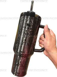 Stanley Deadly Damast 40oz SS Becher ~ AUSVERKAUFT/Ltd. Ed.~Neu mit Etikett in versiegelter Verpackung - Bild 1 von 10