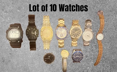 Lot Of 10 Fashion Watches With Crystals & More One Casio Watch - Image 1 of 4