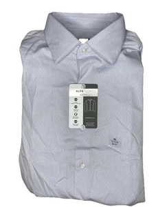 Alfani Alfatech XL NWT Wrinkle Resistant Button Up Shirt Athletic Fit $60 Tag - Picture 1 of 9
