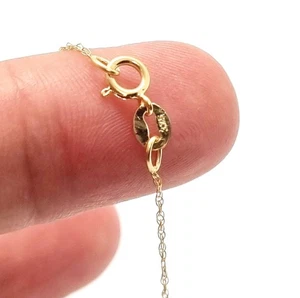 9ct Gold Twisted Singapore Necklace Pendant Chain Stamped 375 - 22inch - 0.8mm - Picture 1 of 18