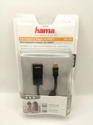 Hama Mini Display Port Adapter For HDMI Ultra HD - 4K New - Image 1 of 4