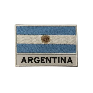 Argentina Country Flag Patch Iron On Patch Sew On Badge Embroidered Patch - Picture 1 of 1