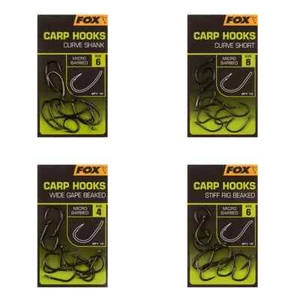 FOX - GANCHOS PARA CARPA MICRO PÚAS - GAMA COMPLETA DISPONIBLE - Imagen 1 de 1