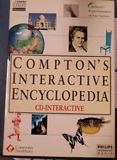 Compton's Interactive Encyclopedia (Philips CD-i, 1992) Complete w/ Slipcover