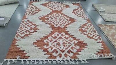 Tapete de manchas traseiras laranja/marfim 6'-7" x 9'-2", preço reduzido 1172761157 MTS652P-6 - Imagem 1 de 4