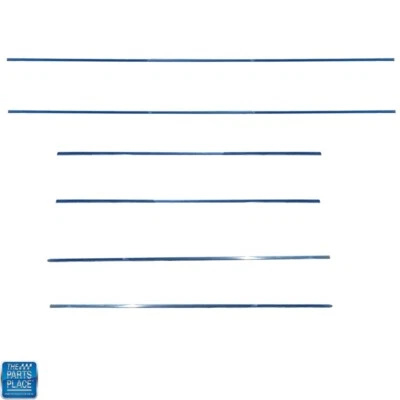 Chevrolet Chevelle Malibu SS 1964 carrocería superior kit de moldura lateral 6 piezas  Foto 1 de 3