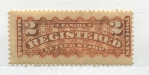 Canada 1875 2 cents Registration stamp mint o.g. hinged - Picture 1 of 1