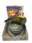Vintage Gemmy Frog living garden Animated, Musical Dancing Flowers NOS Very Rare