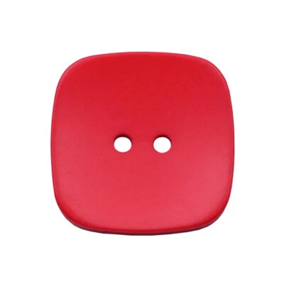 8Pcs DIY Matte Sewing Buttons 2-Hole Square Button for Wool Coat Overcoat Button - Image 1 of 4