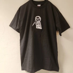 Vintage Alstyle schwarzes Hemd Chucky Gr. L bestickt 90er Y2K Hallowern Horror - Bild 1 von 9