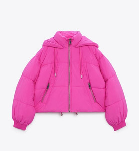 Zara Puffer Jacket Pink Coats, Jackets u0026 Waistcoats for Women for sale |  eBay