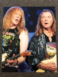 Iron Maiden - Dave Murray und Janick Gers 8x10 Original Foto Tampa FL. - Bild 1 von 1