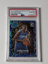 Panini Donruss Optic 2017 Jawun Evans Rated Rookie RC Fast Break Blue /50 PSA 10