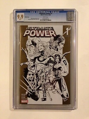 CGC 9.9 - ULTIMATE POWER #1 - RETAILER INCENTIVE SKETCH VARIANT - ULTRA RARE🔥 - Image 1 of 3