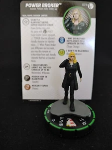 Heroclix Marvel Disney+ POWER BROKER 031B Raro PRIME Nuevo con SUERO SUPER SOLDADO - Imagen 1 de 2