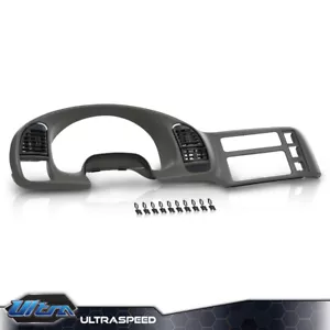 Gray Gauge Cluster Dash Radio Bezel Fit For 1995-2005 Chevy Astro Van Gmc Safari - Picture 1 of 12
