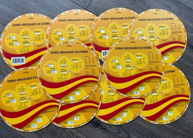 Spanish Irregular Verb Wheel - 10 Pack Collection - Image 1 of 1