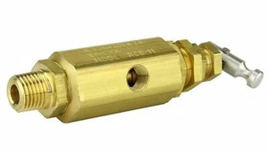 Válvula de descarga Puma 95-125 psi, 2407007, 1/4" MPT, con descargador FPT de 1/8"", palanca - Imagen 1 de 1