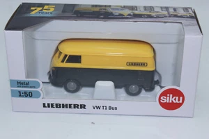 SIKU 2361 VW T1 Bus Liebherr 75 Years Special Model 1:50 New Boxed Metal Model - Picture 1 of 9