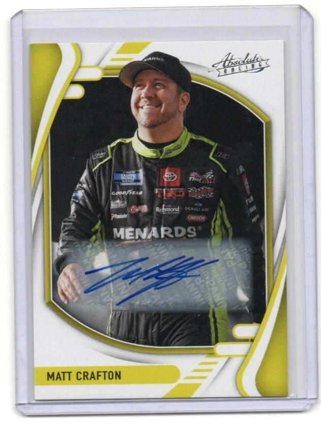 2022 Panini Chronicles Racing Absolute Autograph Matt Crafton - Image 1 of 1