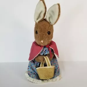 Eden Beatrix Potter Mrs Rabbit Plush Stuffed Animal Vintage 1980s 14 Inches Tall - Picture 1 of 15