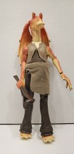 Vintage 1999 Hasbro Star Wars 12 In Jar Jar Binks Talking Missing Light Ball
