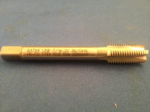 New Titex Plus Spiral Point Plug Taps B4764 UNF HS-CO 7/16-20 3B/GH4 350a - Picture 1 of 2