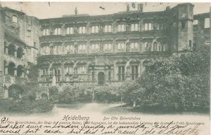 PC09475 Heidelberg. Der Otto Heinrichsbau der Ruine Stolz der ganzen. Edm. von K - Bild 1 von 2