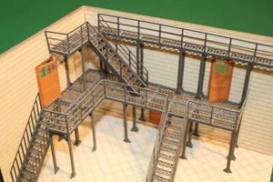 1:72 Lasercut Industriegeländer, 2 Züge, 12,5mm Höhe - Bild 1 von 9