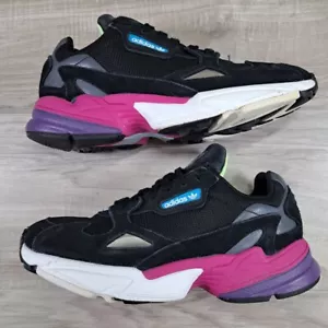 Adidas Shoes Black/Pink Falcon Athletic CG6219 Ladies Women Sneakers Size US 8 - Picture 1 of 14