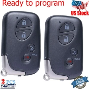 2for Lexus ES350 IS250 LS460 IS350 Smart Remote Car Key Fob 271451-0140 HYQ14AAB - Picture 1 of 7