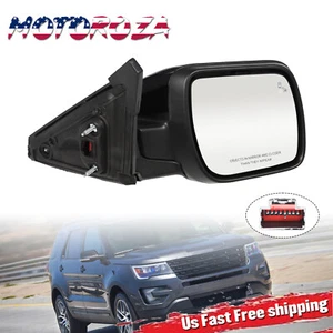 For Ford Explorer 2016-19 Side Mirror W/ Blind Spot Puddle Lamp Passenger Side - Bild 1 von 14