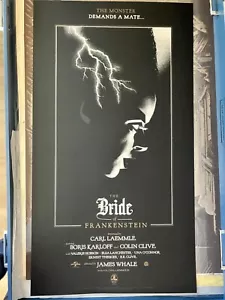 MONDO OLLY MOSS DIE BRAUT VON FRANKENSTEIN POSTER DRUCK UNIVERSAL MONSTER 333/480 - Bild 1 von 7