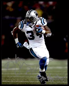 DEANGELO WILLIAMS SIGNED 8X10 PHOTO INSCRIBED "GO PANTHERS" - CAROLINA PANTHERS - Picture 1 of 1