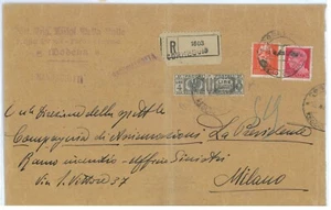 P2492 - ITALIEN, 17.9.1945, GEMISCHTE ORTSCHAFT POSTPAKETE, AUS KORRIGIERUNG - Bild 1 von 2