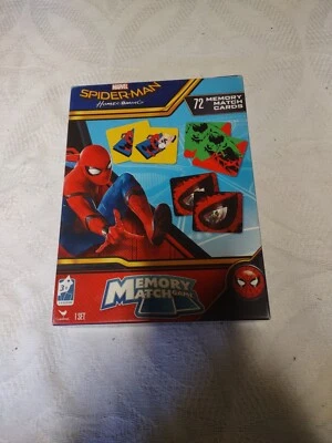Marvel Spider Man Homecoming Memory Match Game Cardinal Matching Game  - Image 1 of 3
