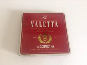 Ancienne boite en métal fer Cigares La Valetta TBE - Bild 1 von 7