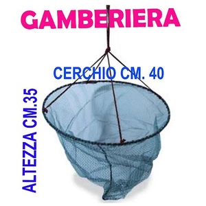 cestello per gamberi rete cattura gamberi nassa inganno retino pesca gamberi - Foto 1 di 1