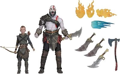 NECA GOD OF WAR -  Ultimate Kratos & Atreus  Action Figure 2 Pack Set - Image 1 of 4