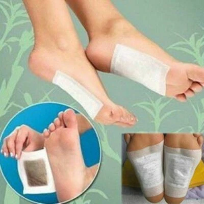 10 x Kinoki Detox Foot Pad Patches Remove Harmful Body Toxins UK Sleep Medicinal