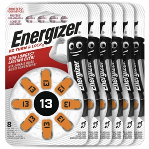 48 x Energizer 13 Size Hearing aid batteries Zinc air 1.4V PR48 cells MF PK8 - Picture 1 of 9