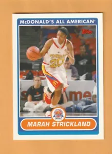 Marah Strickland 2007 Topps McDonald's All-American Maryland Terrapins Towson 4C - Imagen 1 de 2