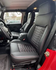 2003-2006 WRANGLER TJ UPHOLSTERY SEAT COVER - FRONT AND REAR KIT - Foto 1 di 11