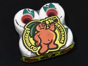 NEW IN SEALED PACKAGE OJ WHEELS 87A KEYFRAME SKATEBOARD WHEELS SET OF 4 = UNUSED - Picture 1 of 2