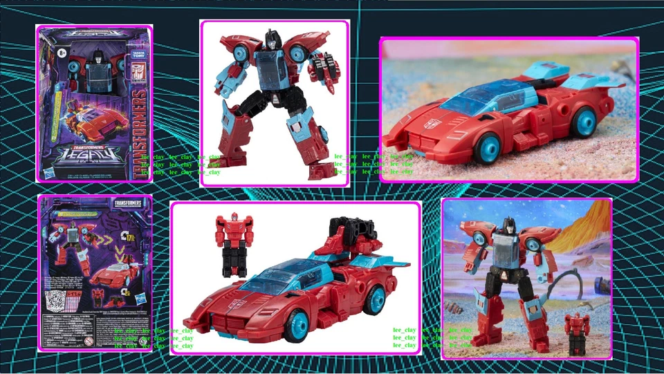 Transformers Legacy Deluxe Class Pointblank + Peacemaker NEW! RED CYBER RACECAR! - Image 1 of 1